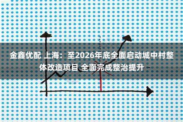 金鑫优配 上海：至2026年底全面启动城中村整体改造项目 全面完成整治提升